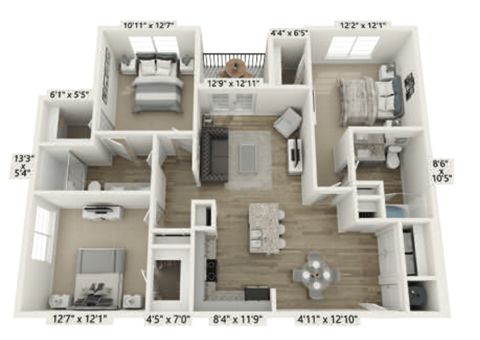 50 Fenway Place SW 1-3 Beds Apartment for Rent - Photo Gallery 30